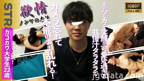 [HD][SBC-0513] 【欲情-ノンケの本性-】カメラの存在忘れる程…本能のまま腰を振る姿がエロ過ぎる…笑顔がたまんないあのカコカワ大学生22歳のガチンコ生SEX!!