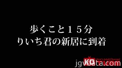 [01-10-7146-91] りいち君の引っ越し当日の新居にお宅訪問!!「ここで撮影していい?(笑)」